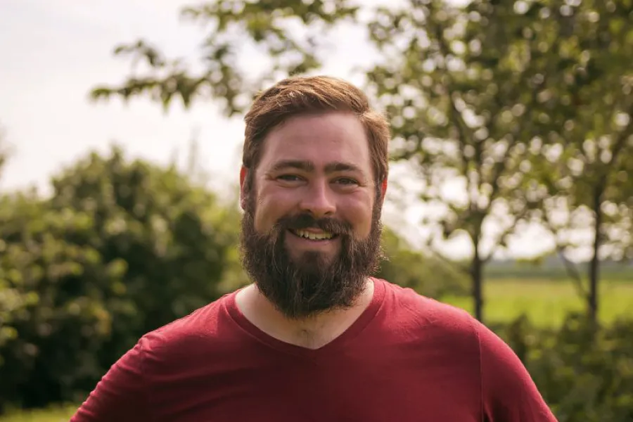 Eric Wolske, a member of Illinois’ Agroforestry for Food (A4F) team 